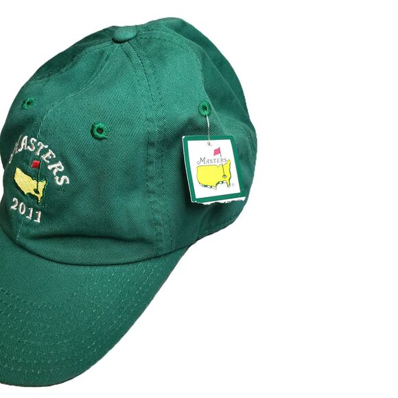 New! The Masters Golf Tournament 2011 Hat Green Augusta National American Needle - Picture 2 of 3